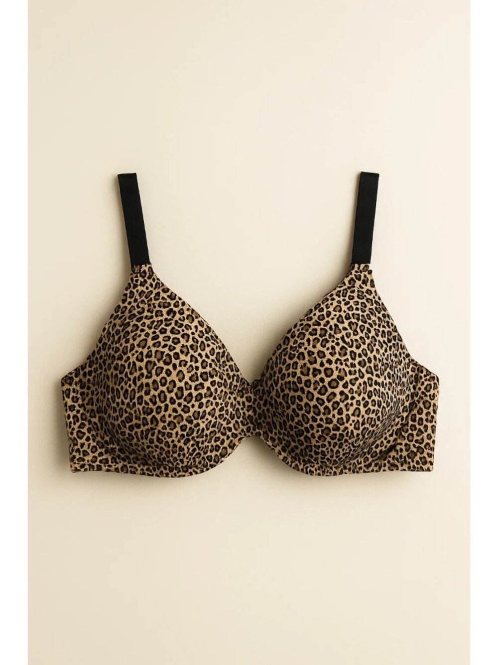 Auden size 44DDD Full coverage Lightly lined T-shirt bra, New Cheetah print